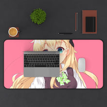 Load image into Gallery viewer, Gamers! Karen Tendou Mouse Pad (Desk Mat) With Laptop
