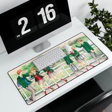 Load image into Gallery viewer, Anime Orange Mouse Pad (Desk Mat) With Laptop
