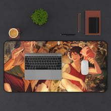 Load image into Gallery viewer, One Piece Monkey D. Luffy Mouse Pad (Desk Mat) With Laptop
