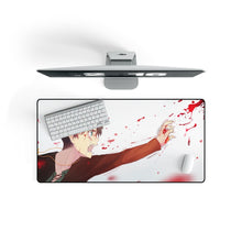 Load image into Gallery viewer, Eren Yeager Mouse Pad (Desk Mat) On Desk
