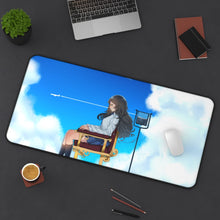 Load image into Gallery viewer, Girl sitting Mouse Pad (Desk Mat) On Desk

