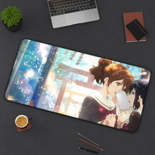 Load image into Gallery viewer, Sound! Euphonium Kumiko Oumae, Reina Kousaka Mouse Pad (Desk Mat) On Desk
