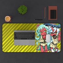 Load image into Gallery viewer, Panty &amp; Stocking with Garterbelt Panty Stocking With Garterbelt Mouse Pad (Desk Mat) With Laptop

