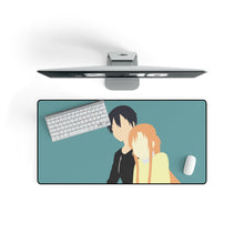 Load image into Gallery viewer, Kirito and Asuna Mouse Pad (Desk Mat)
