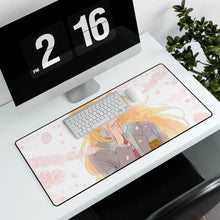 Load image into Gallery viewer, Kawori Miyazono Mouse Pad (Desk Mat) With Laptop
