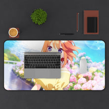 Load image into Gallery viewer, Yotsuba Nakano Mouse Pad (Desk Mat) With Laptop
