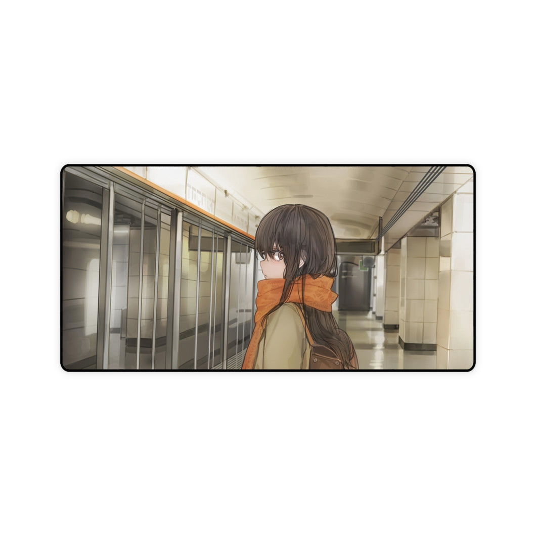 Anime Girl Mouse Pad (Desk Mat)