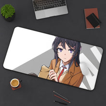 Load image into Gallery viewer, Rascal Does Not Dream Of Bunny Girl Senpai Mouse Pad (Desk Mat) On Desk
