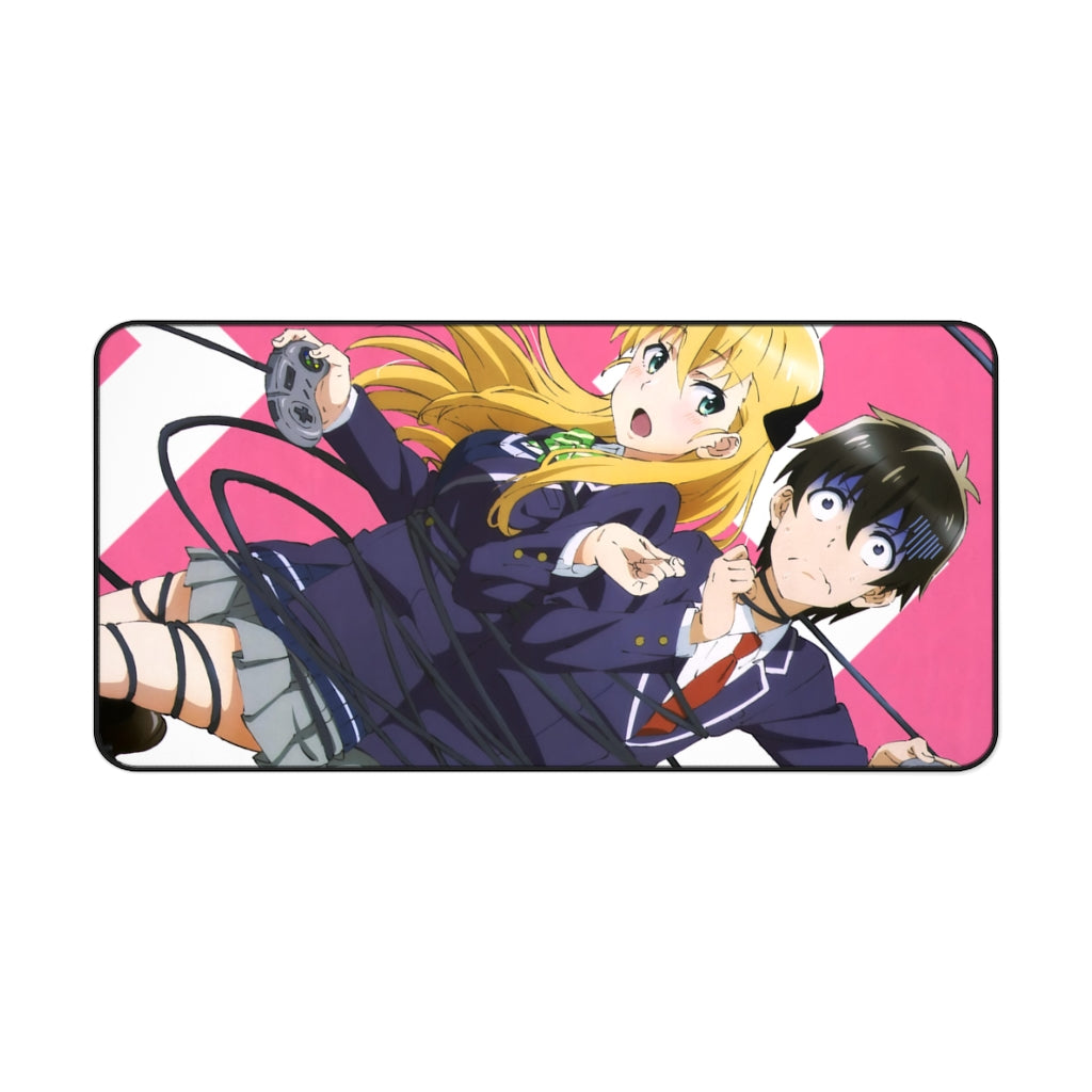 Gamers! Karen Tendou, Keita Amano Mouse Pad (Desk Mat)