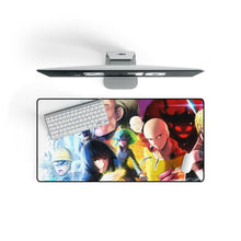 Load image into Gallery viewer, Anime One-Punch Man Mouse Pad (Desk Mat) On Desk
