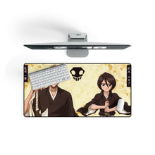 Load image into Gallery viewer, Bleach Ichigo Kurosaki, Rukia Kuchiki Mouse Pad (Desk Mat) On Desk

