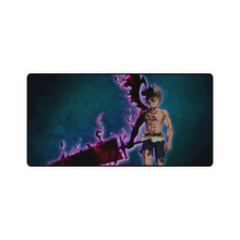 Load image into Gallery viewer, Black Asta, Sword, Black Clover, Mouse Pad (Desk Mat)
