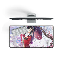 Load image into Gallery viewer, Anime Geisha Mouse Pad (Desk Mat) On Desk
