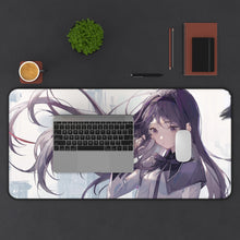 Load image into Gallery viewer, Puella Magi Madoka Magica Homura Akemi Mouse Pad (Desk Mat) With Laptop
