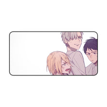 Load image into Gallery viewer, Yuri!!! On Ice Victor Nikiforov, Yuri Plisetsky, Yuuri Katsuki Mouse Pad (Desk Mat)
