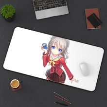 Load image into Gallery viewer, Nao Tomori With her camera Mouse Pad (Desk Mat) On Desk

