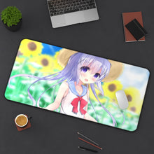 Load image into Gallery viewer, Is The Order A Rabbit? Mouse Pad (Desk Mat) On Desk
