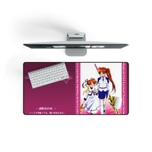 Load image into Gallery viewer, Magical Girl Lyrical Nanoha Strikers Mouse Pad (Desk Mat) On Desk
