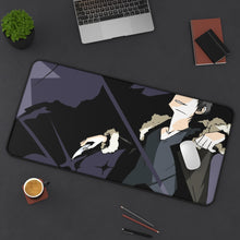 Load image into Gallery viewer, Durarara!! Izaya Orihara Mouse Pad (Desk Mat) On Desk
