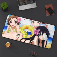 Load image into Gallery viewer, Accel World Kuroyukihime, Chiyuri Kurashima, Yuniko Kouzuki Mouse Pad (Desk Mat) On Desk
