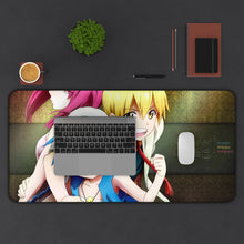 Load image into Gallery viewer, Magi: The Labyrinth Of Magic Morgiana, Alibaba Saluja, Aladdin, Japanese Desk Mat Mouse Pad (Desk Mat) With Laptop
