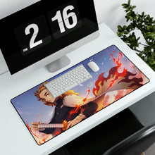 Load image into Gallery viewer, Kyojuro Rengoku Demon Slayer Mouse Pad (Desk Mat)
