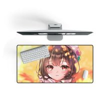 Load image into Gallery viewer, Anime Girl Mouse Pad (Desk Mat) On Desk
