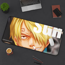 Load image into Gallery viewer, One Piece Sanji Mouse Pad (Desk Mat) On Desk
