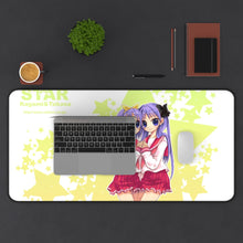 Load image into Gallery viewer, Lucky Star Kagami Hiiragi, Tsukasa Hiiragi Mouse Pad (Desk Mat) With Laptop
