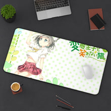 Load image into Gallery viewer, The "H.e.n.t.a.i" Prince and the Stony Cat. Mouse Pad (Desk Mat) On Desk
