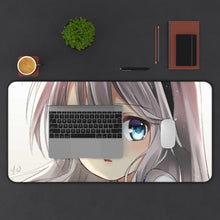 Load image into Gallery viewer, Clannad Tomoyo Sakagami Mouse Pad (Desk Mat) With Laptop
