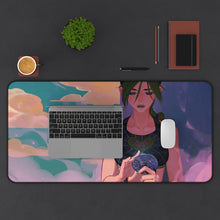 Load image into Gallery viewer, Jolyne Cujoh Mouse Pad (Desk Mat) With Laptop
