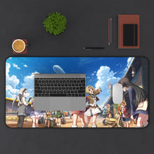 Load image into Gallery viewer, Kouya no Kotobuki Hikoutai Mouse Pad (Desk Mat) With Laptop
