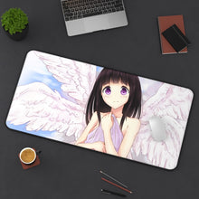 Load image into Gallery viewer, Eru Chitanda  Smiling Mouse Pad (Desk Mat) On Desk
