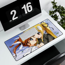 Load image into Gallery viewer, Magical Girl Lyrical Nanoha Mouse Pad (Desk Mat) With Laptop
