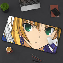 Load image into Gallery viewer, Saber (Fate Series) Mouse Pad (Desk Mat) On Desk

