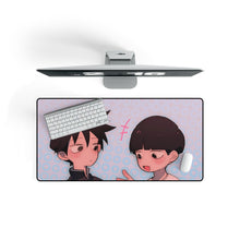Load image into Gallery viewer, Mob Psycho 100 Shigeo Kageyama, Ritsu Kageyama Mouse Pad (Desk Mat) On Desk
