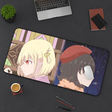 Load image into Gallery viewer, Lycoris Recoil Takina Inoue, Chisato Nishikigi Mouse Pad (Desk Mat) On Desk
