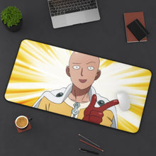 Load image into Gallery viewer, One-Punch Man Mouse Pad (Desk Mat) On Desk
