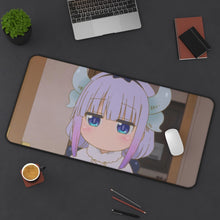 Load image into Gallery viewer, Miss Kobayashi&#39;s Dragon Maid Kanna Kamui, Kobayashi San Chi No Maid Dragon Mouse Pad (Desk Mat) On Desk
