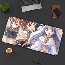 Load image into Gallery viewer, A Certain Magical Index Kamijou Touma, Mikoto Misaka, Kuroko Shirai, Kaori Kanzaki Mouse Pad (Desk Mat) On Desk
