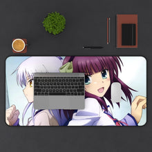 Load image into Gallery viewer, Angel Beats! Kanade Tachibana, Yuri Nakamura Mouse Pad (Desk Mat) With Laptop
