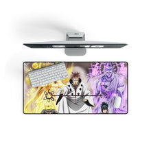 Load image into Gallery viewer, Naruto and Sasuke receiving mark Mouse Pad (Desk Mat) On Desk
