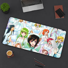 Load image into Gallery viewer, Code Geass Suzaku Kururugi, Nunnally Lamperouge Mouse Pad (Desk Mat) On Desk
