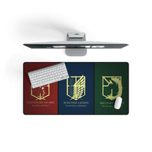 Load image into Gallery viewer, Anime Attack On Titan Mouse Pad (Desk Mat)
