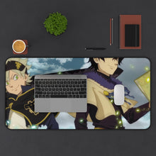 Load image into Gallery viewer, Black Clover Asta, Yuno Mouse Pad (Desk Mat) With Laptop
