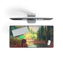 Load image into Gallery viewer, Anime Girl Mouse Pad (Desk Mat) On Desk
