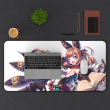 Load image into Gallery viewer, Granblue Fantasy Clarisse, Granblue Fantasy Mouse Pad (Desk Mat) With Laptop
