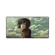 Mikasa Ackerman (Season 3 Intro Screenshot) Mouse Pad (Desk Mat)