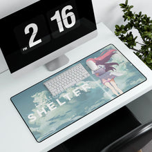 Load image into Gallery viewer, Anime Shelter Mouse Pad (Desk Mat) With Laptop
